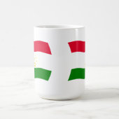 Tasse der Flagge Tadschikistans (Mittel)