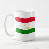 Tasse der Flagge Tadschikistans (Links)
