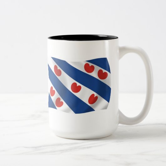 Tasse der Flagge von Frisien (Rechts)