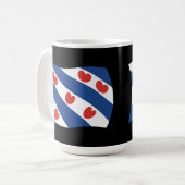 Tasse der Flagge von Frisien (Vorderseite Links)