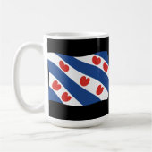 Tasse der Flagge von Frisien (Links)