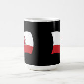 Tasse der Flagge von Gibraltar (Mittel)