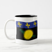 Tasse der Flagge von Guadeloupe (Links)