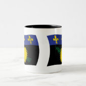 Tasse der Flagge von Guadeloupe (Mittel)