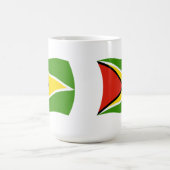 Tasse der Flagge von Guyana (Mittel)