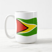 Tasse der Flagge von Guyana (Links)