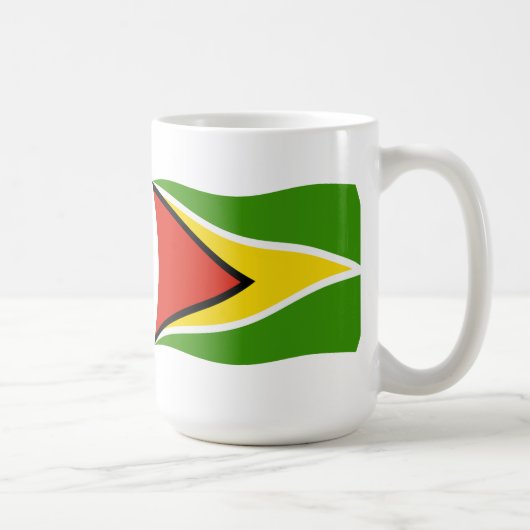 Tasse der Flagge von Guyana (Rechts)