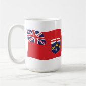 Tasse der Flagge von Ontario (Links)