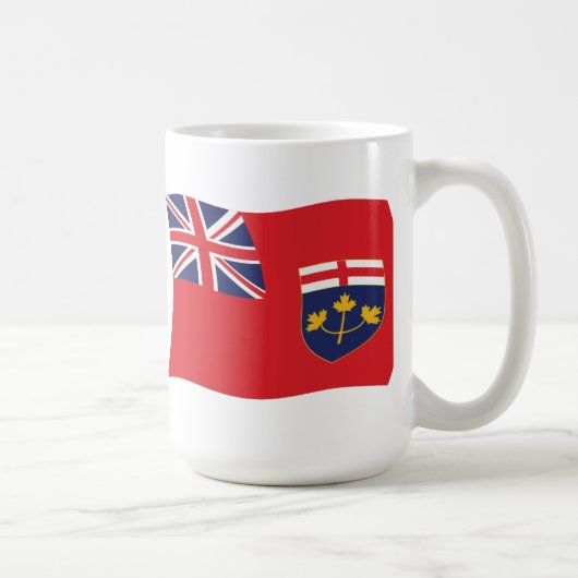 Tasse der Flagge von Ontario (Rechts)