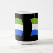Tasse der Flagge von Sierra Leone (Mittel)