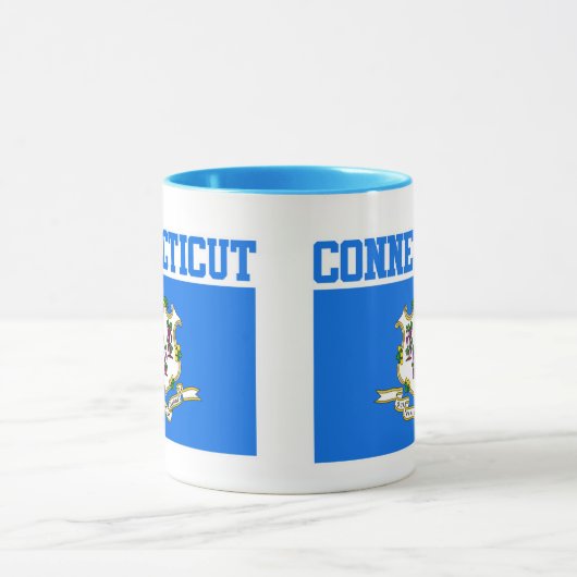 Tasse der Flaggen des Connecticut-Staates (Zentrum)