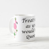 Tasse der Flamingo-Mutter Tages (Vorderseite Links)