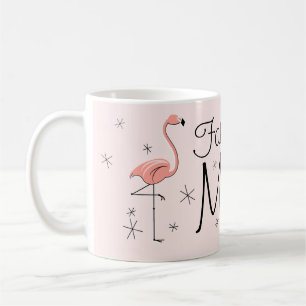 Tasse der Flamingo-rosa "fabelhaften Mama"