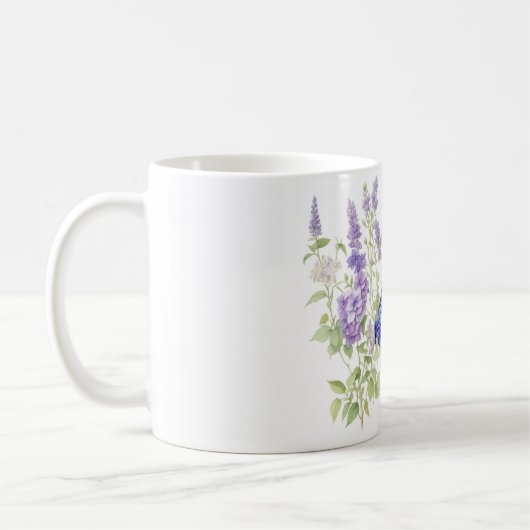 Tasse der Flora, boho Frühlingszeit Wildblumen (Links)