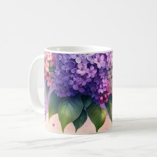 Tasse der Floral Monogram (Vorderseite Links)