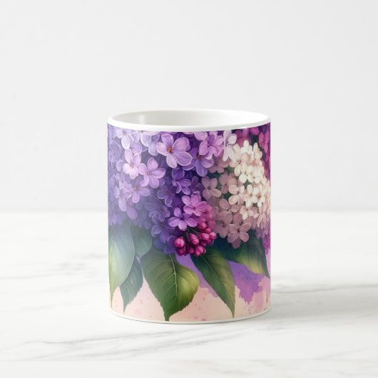 Tasse der Floral Monogram (Mittel)