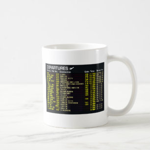 Tasse der Flughafenabfahrten