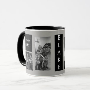 Tasse der Foto-Schablonen-die personalisierte