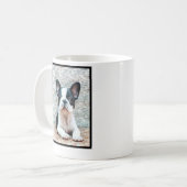 Tasse der französischen Bulldogge (Vorderseite Links)