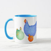 Tasse der französischen Hühner (Links)