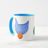 Tasse der französischen Hühner (Vorderseite Links)