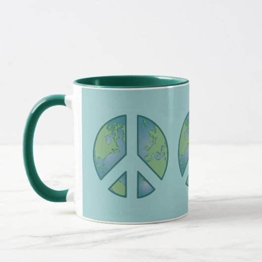 Tasse der friedlichen Erde (Links)