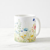 Tasse der Frühjahrs-Wildblumen (VorderseiteRechts)