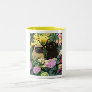 Tasse der FrühjahrsMöpsen für Phantastische Mops