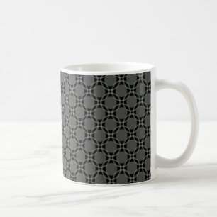 Tasse der Funky Circles, dunkelgrau