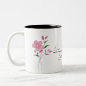 Tasse der Geburtmonate Blume Personalisiert mit je (Links)