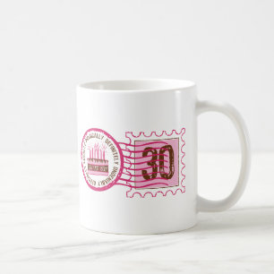 Tasse der Geburtstags-Briefmarken-30