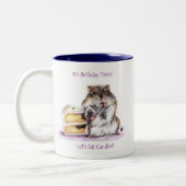 Tasse der Geburtstags-Zeit-(Hamster) (Links)