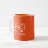 Tasse der Genealogie (Orange) (Vorderseite Links)