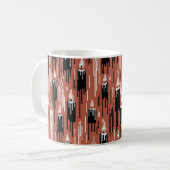 Tasse der geschmolzenen Kerze (Vorderseite Links)