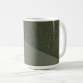 Tasse der geschwungenen Moosgrün (VorderseiteRechts)