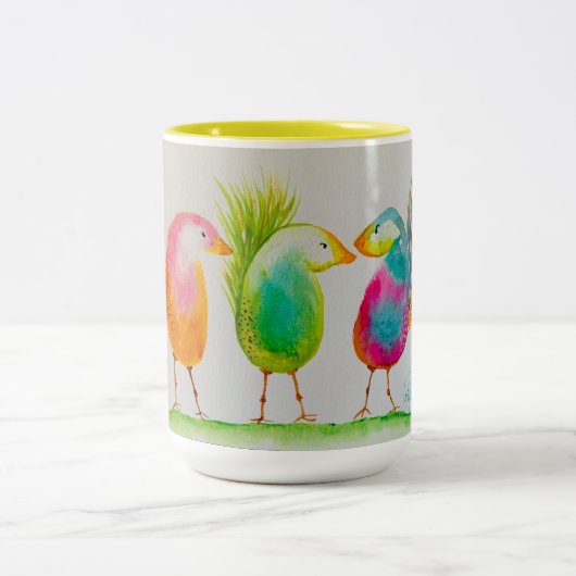 Tasse der gestrichenen Vögel (Mittel)