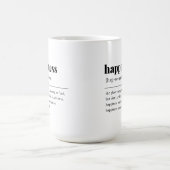 Tasse der Glücksdefinition (Mittel)