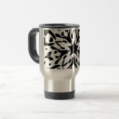 Tasse der grafischen Blume (Vorderseite Links)
