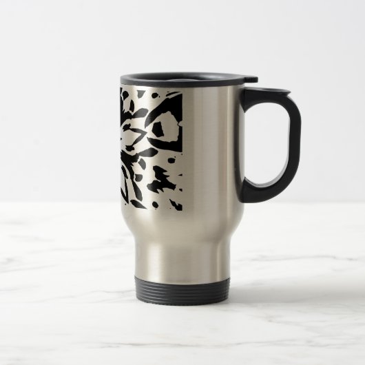 Tasse der grafischen Blume (Rechts)
