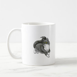 Tasse der Graukatze