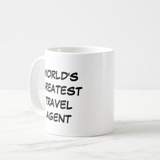 Tasse "Der größte Agent der Welt" (Vorderseite Links)