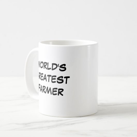 Tasse "Der größte Bauer der Welt" (Vorderseite Links)