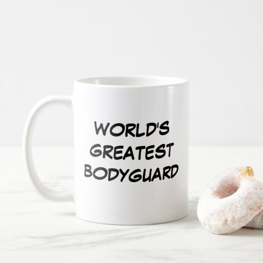 Tasse "Der größte Bodyguard der Welt" (Mit Donut)