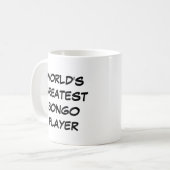Tasse "Der größte Bongo-Spieler der Welt" (Vorderseite Links)