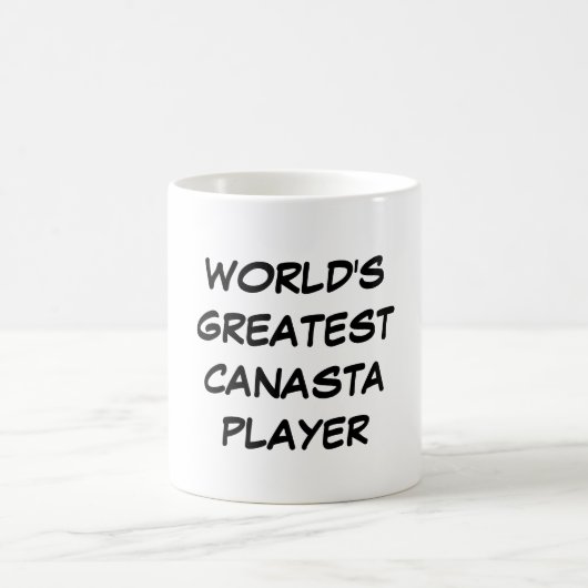 Tasse "Der größte Canasta-Spieler der Welt" (Mittel)