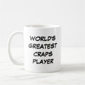 Tasse "Der größte Craps-Spieler der Welt" (Links)