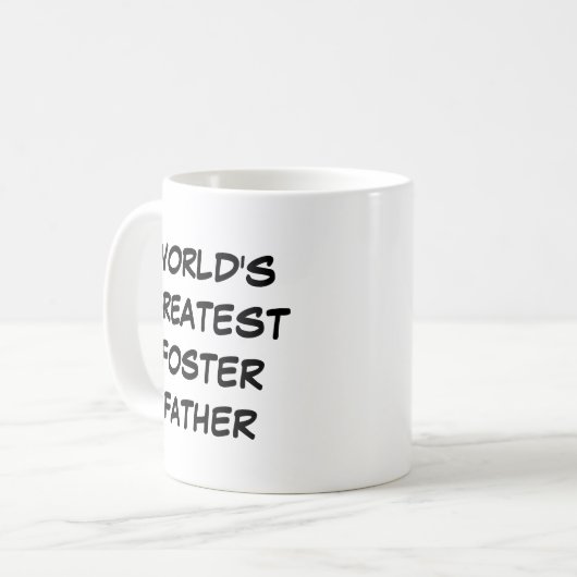 Tasse "Der größte Foster-Vater der Welt" (Vorderseite Links)
