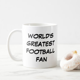 Tasse "Der größte Fußballfan der Welt"