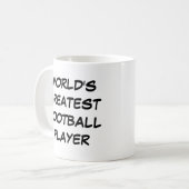 Tasse "Der größte Fußballspieler der Welt" (Vorderseite Links)