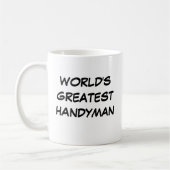 Tasse "Der größte Handyman der Welt" (Links)